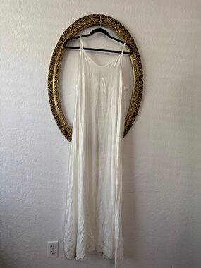 Simple White Slip Dress